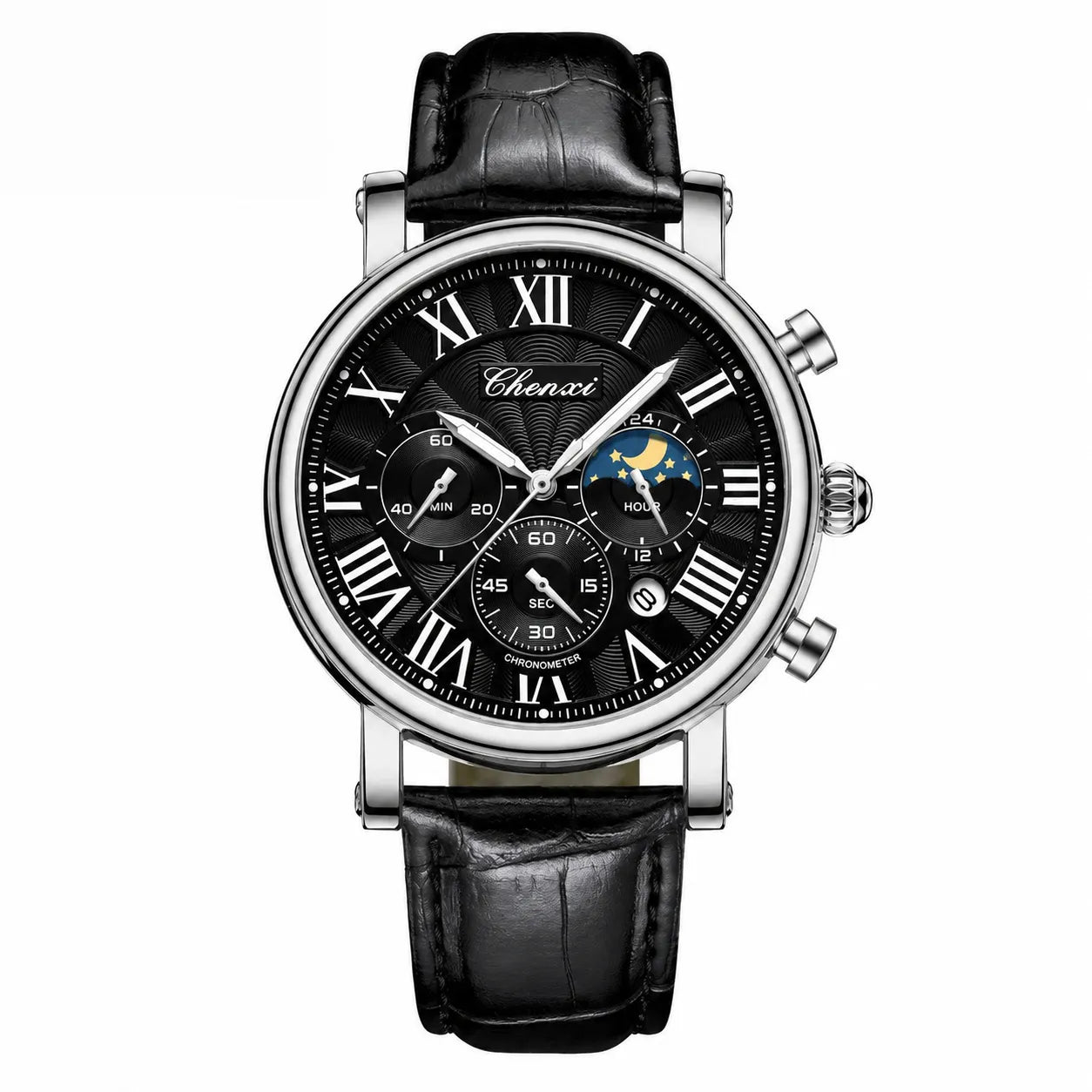 DALMONT Legacy men's chronograph watch, detail view