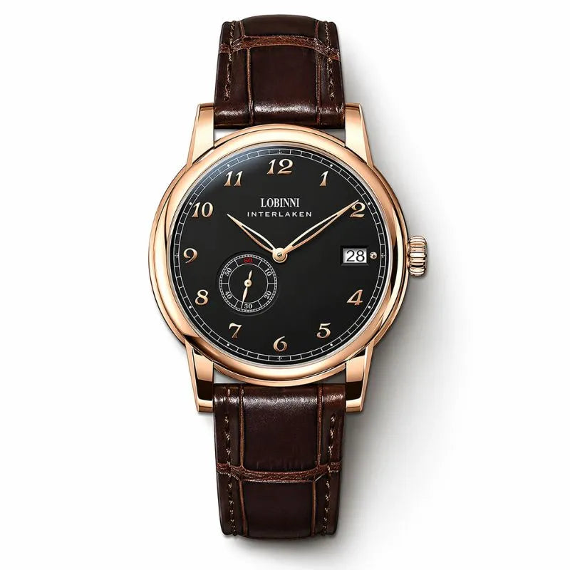 DALMONT Lobinni micro-rotor automatic watch caseback detail