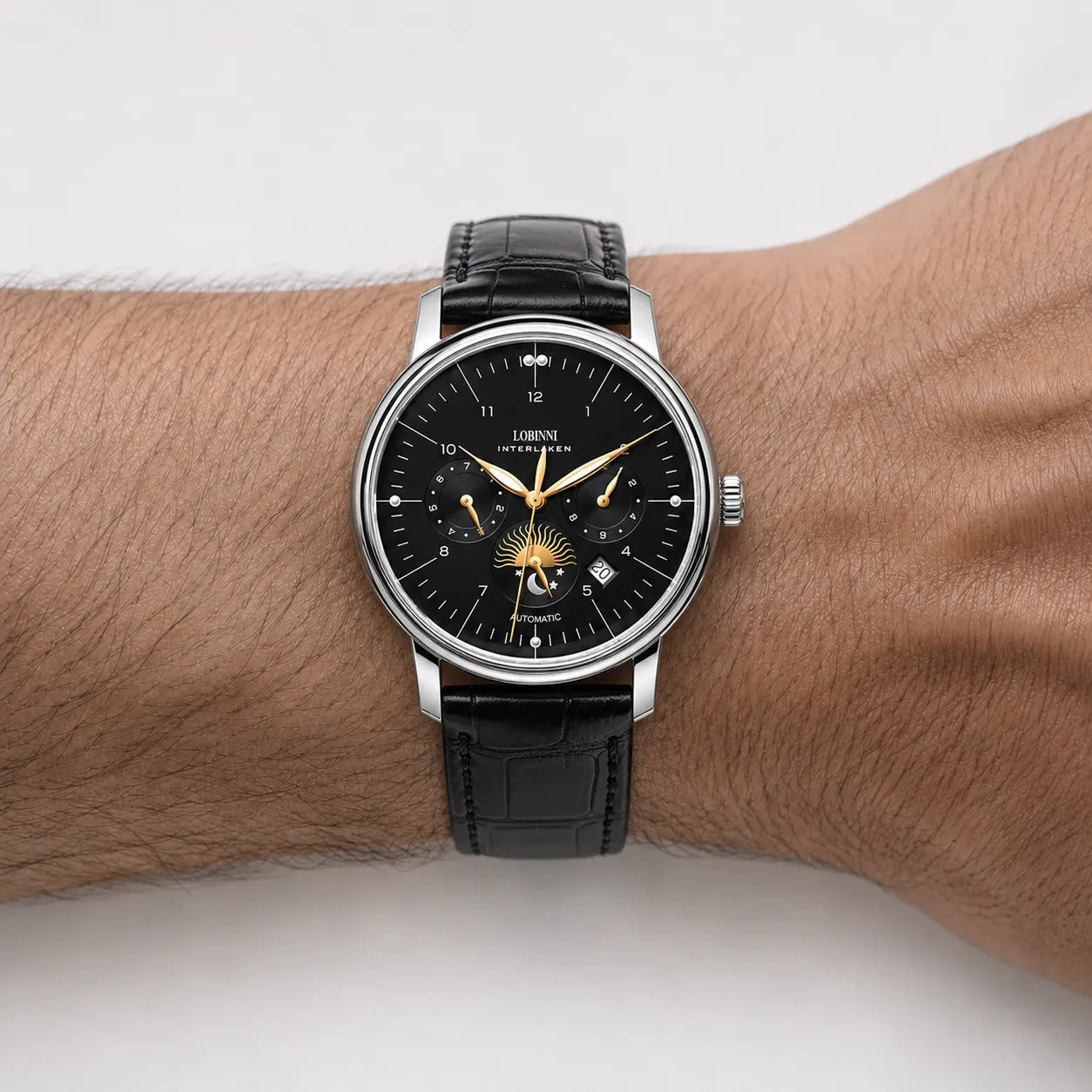 DALMONT Milano automatic watch worn on the wrist