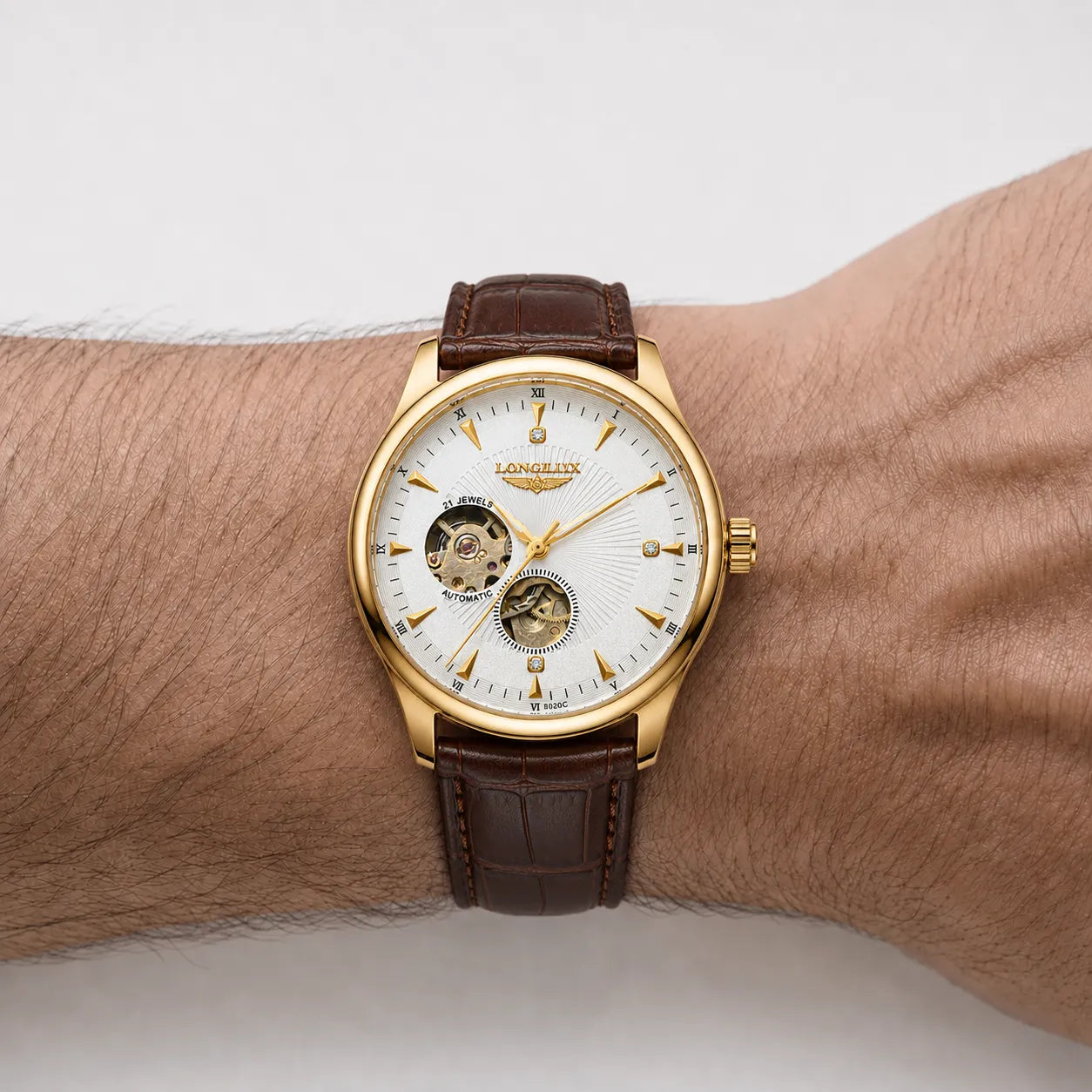 DALMONT Zenith automatic watch worn on the wrist